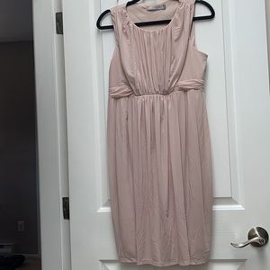 Asos maternity dusty rose semi formal dress